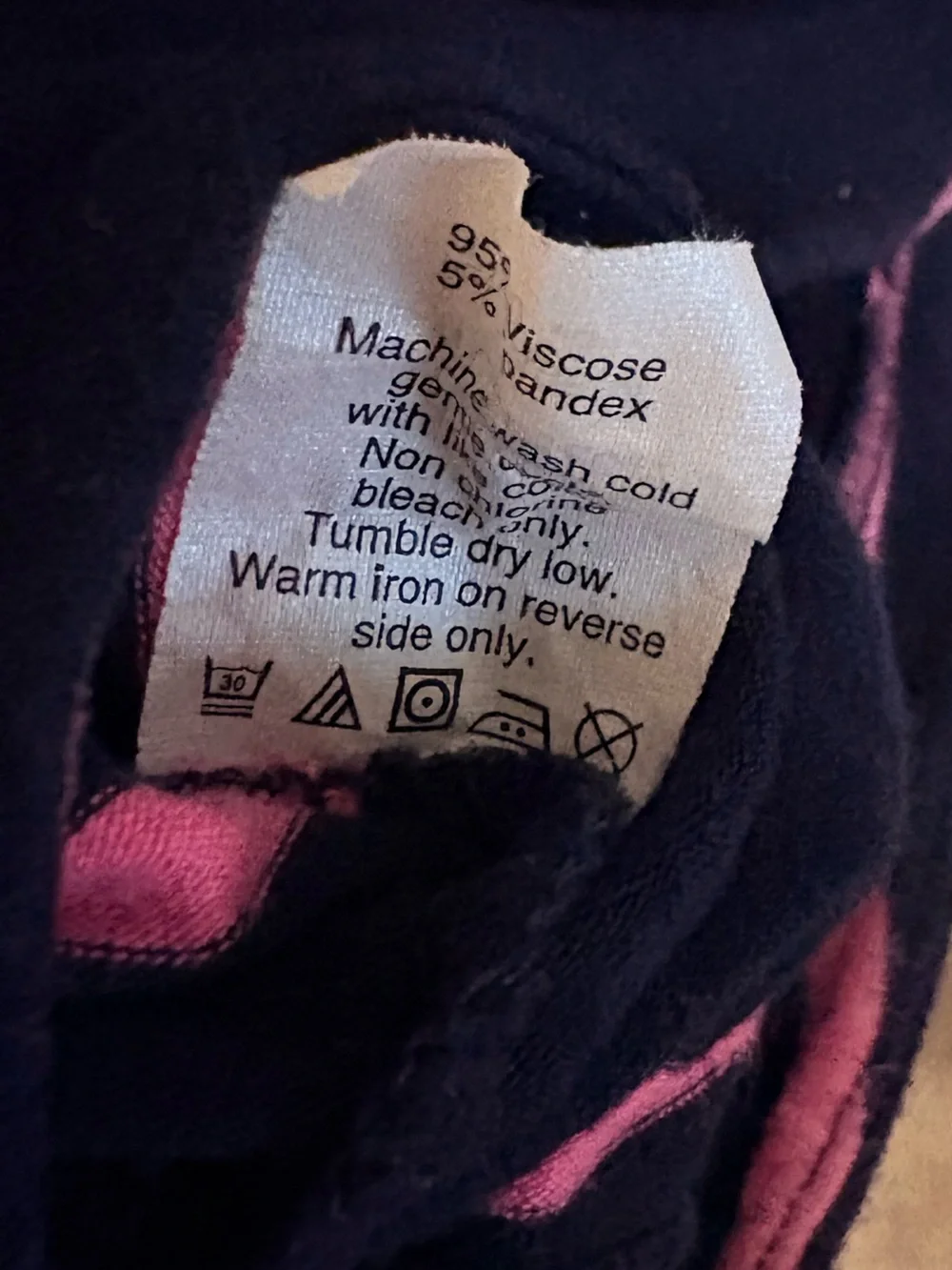 J. Crew Navy Dress with Pink Stripes and Drawstring